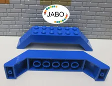 (B8/6) LEGO 2x30180 Arch Brick Bridge 10x2x2 Blue