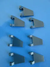 Lego Parts x (7) Ct ~ Dark Blue Flag 2 x 2 Trapezoid ~ No 44676