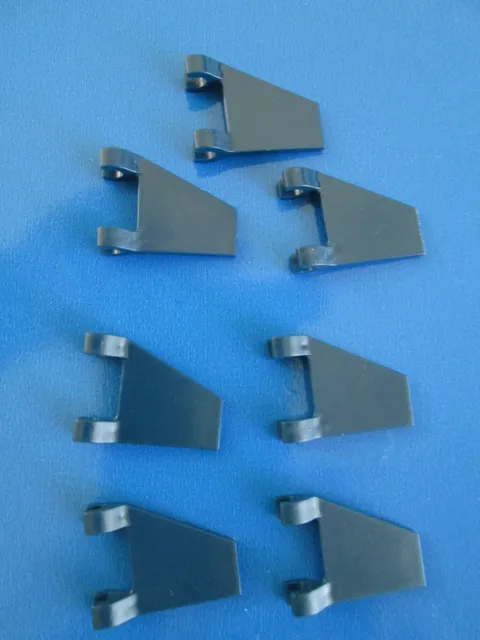 Lego Parts x (7) Ct ~ Dark Blue Flag 2 x 2 Trapezoid ~ No 44676