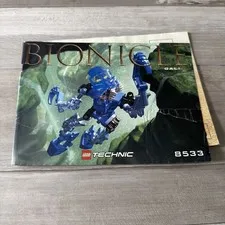 Lego Technic Bionicle Gali 8533 Manual Only Vintage
