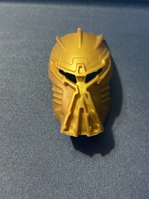 Original LEGO Bionicle Kanohi Ignika Mask of Life #8998 Pearl Gold-Ultra Rare