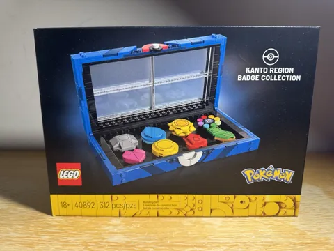 LEGO Pokemon: Kanto Gym Badges (40892) & Pokemon Center (40911) NEW SEALED