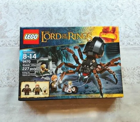 LEGO Set #9470 Brand New Factory Sealed Lord of the Rings Shelob Attacks Gollum