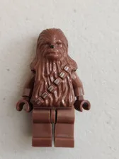 Lego Minifigure Star Wars Chewbacca Reddish Brown from Set #4504 2004