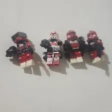 Custom LEGO Star Wars Clone Shock Trooper Plastic Minifigures Lot of 4