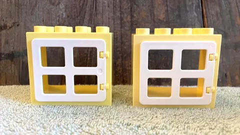 LEGO Duplo Family House 10994 Replacement Parts Window x 2