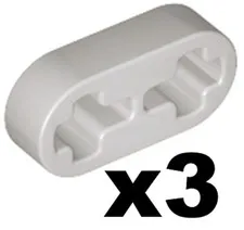 Lego TECHNIC Light Gray Liftarm Thin 1x2 Axle Holes 2m Lever Qty 3 Part 41677 T1