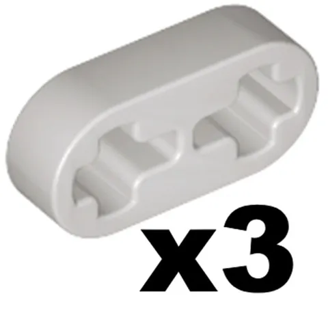Lego TECHNIC Light Gray Liftarm Thin 1x2 Axle Holes 2m Lever Qty 3 Part 41677 T1