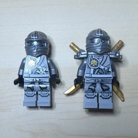 LEGO Ninjago Titanium Zane Authentic Minifigure lot of 2. 