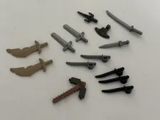 Lego Accessories - 14 Blade Weapons
