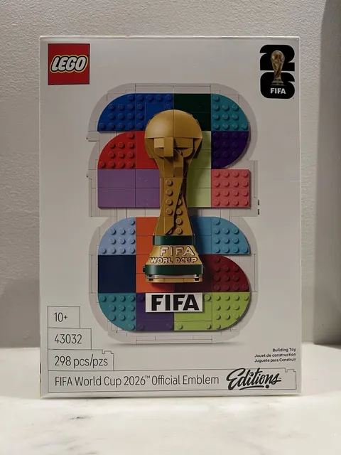 LEGO 43032 FIFA World Cup 2026 Official Emblem Set Sealed New