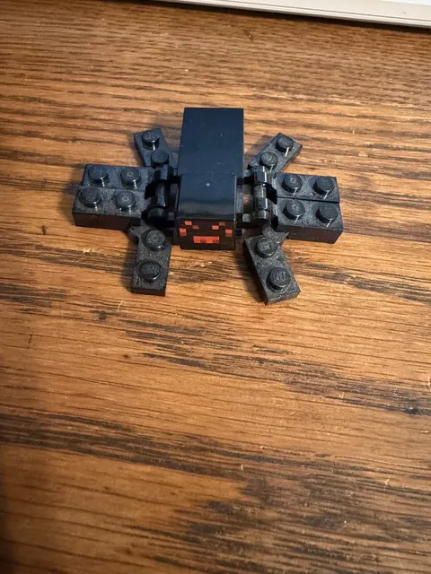 LEGO MINECRAFT BLACK SPIDER MINIFIGURE WITH FREE SHIPPING