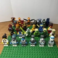 Lego Ninjago Minifigures Lot -27 Figures Jay, Nya, Lloyd, Zane Ice Army Etc Bulk