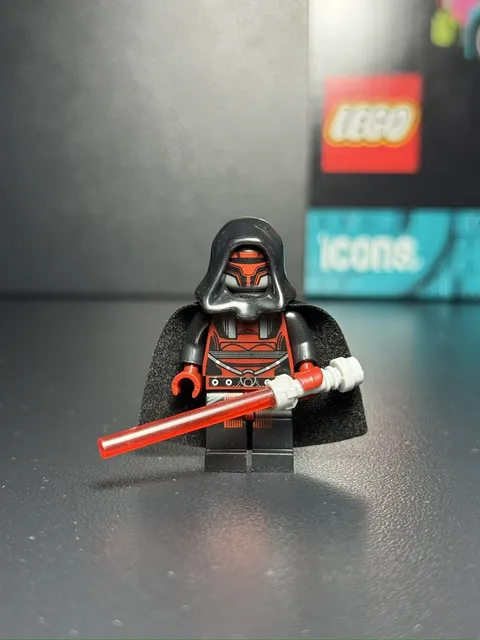 NEW STAR WARS Darth Revan Custom Lego Minifigure with Lightsaber
