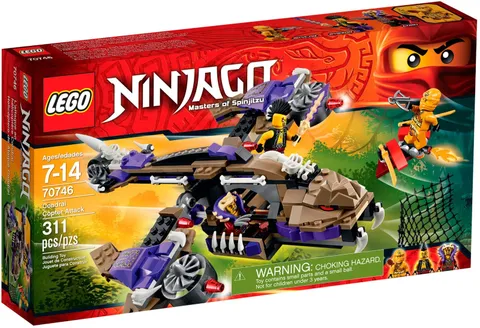 LEGO Ninjago 70746 Condrai Copter Attack Sealed Retired Box Wear 7/10