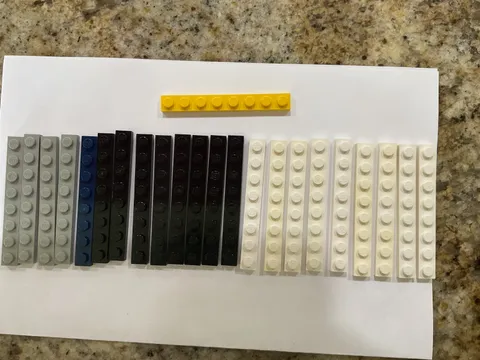 Vintage Lego part 3460, 23 pieces