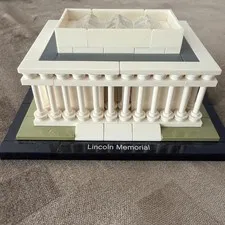 LEGO Architecture Lincoln Memorial 21022 Complete Built Landmark Series Set