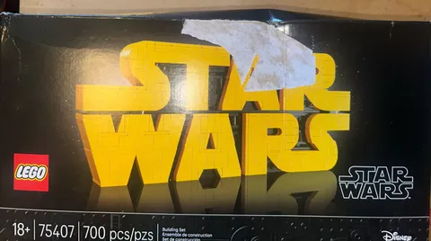 LEGO Star Wars Brick-Built Star Wars Logo 75407 New Sealed 700pc Year On Box
