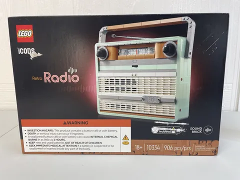 LEGO Icons: Retro Radio (10334) Sealed Damaged Box