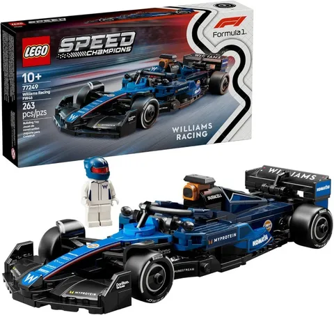 ⭐	LEGO Speed Champions Williams Racing FW46 F1 Race Car Toy 77249 ⭐