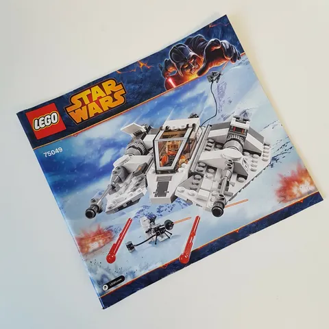 INSTRUCTIONS Lego Star Wars Snowspeeder 75049 MANUAL ONLY