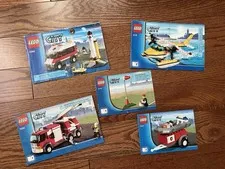 LEGO CITY Instruction Manual Booklets - Lot of 5