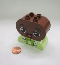 Lego Duplo Child Baby Moods Happy Surprise Head & Clothes African American