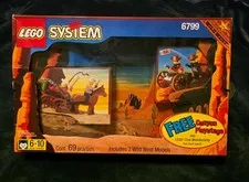 Retired Lego Set 6799 Western Cowboy With Desert Backround Sealed*