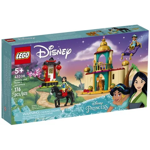 LEGO Disney Princess 43208 Jasmine & Mulan Adventure 176pcs Set