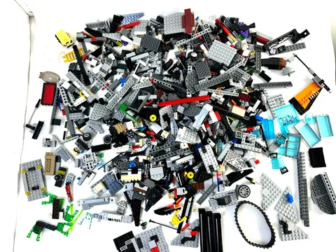LEGO Mixed Parts Lot 3lb 11oz Genuine Bricks Plates Technic Windows Wheels Bulk