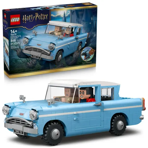 LEGO Harry Potter Enchanted Flying Ford Anglia 76470 w/ Harry Ron Hedwig