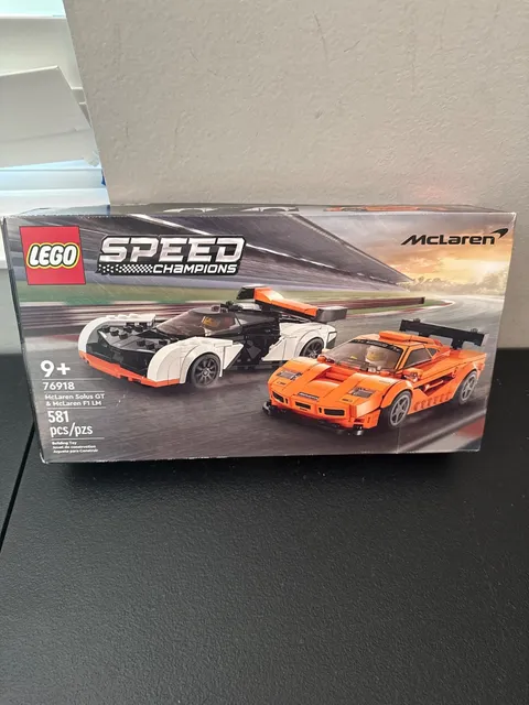 LEGO SPEED CHAMPIONS: Mclaren Solus Gt & Mclaren F1 LM (76918) box damaged