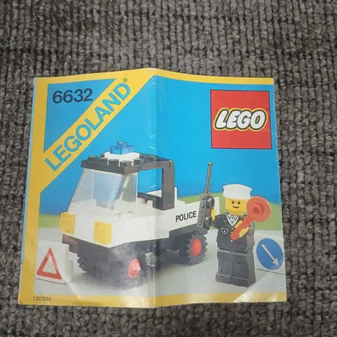 Vintage Lego Manual Only 1985 Legoland Lego Instructions 6632