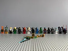LEGO NINJAGO Minifigure Lot w/ Accessories & Weapons