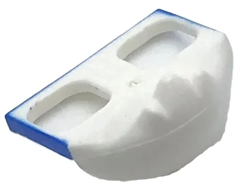 Lego 71024 New DISNEY SCROOGE Minifig DUCK TAIL White Costume Blue Rim Part D63
