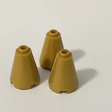 Lego 14918 3942 Gold Replacement Parts Pieces Lot of 3
