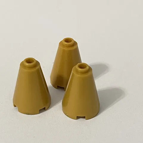 Lego 14918 3942 Gold Replacement Parts Pieces Lot of 3