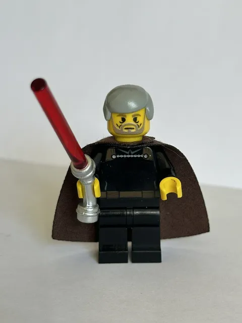 Lego Star Wars COUNT DOOKU Minifig 7103 Sith Lord Minifigure sw0060 custom head 