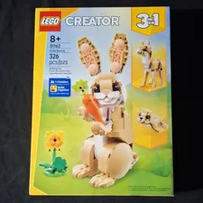 LEGO Creator 3-in-1 Cute Bunny 31162 Building Set 326 Pieces