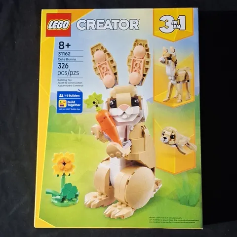 LEGO Creator 3-in-1 Cute Bunny 31162 Building Set 326 Pieces