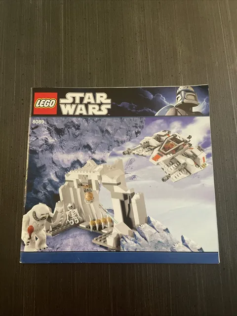 LEGO INSTRUCTIONS 8089 Star Wars Hoth Wampa Cave Manual Booklet Book Episode V