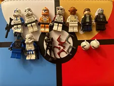 LEGO Star Wars Minifigure Lot Clone Trooper Stormtrooper Battle Droid Helmets