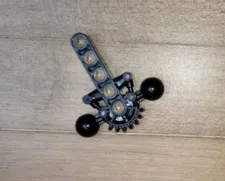 1 Bionicle  Black Lower Torso 47306 Genuine Lego part hips 7 tooth half gear IRL