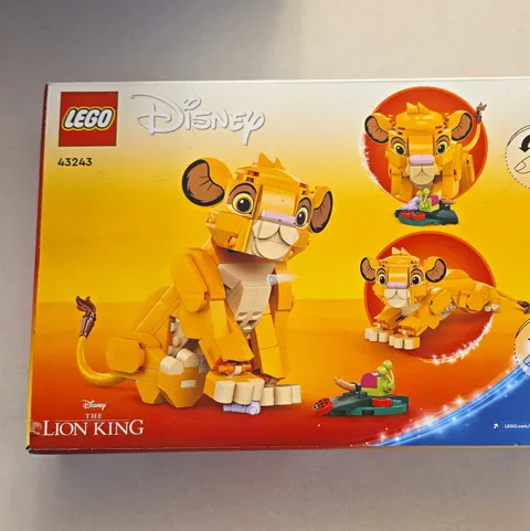 LEGO Disney 43243 Simba Lion King Cub Complete Set 222 pcs 6+ Boxed