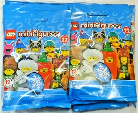 2pks Lego Minifigure Series 22 Foil Packs - [2] Two Blind Packs 71032 - - NEW