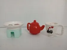 Lego DUPLO Christmas Cookie Tray Table Teapot Mug Bricks Pieces From 10976
