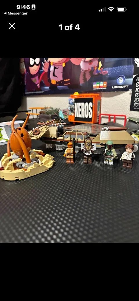 LEGO Star Wars: Desert Skiff Escape (75174) - missing weapon see pics 