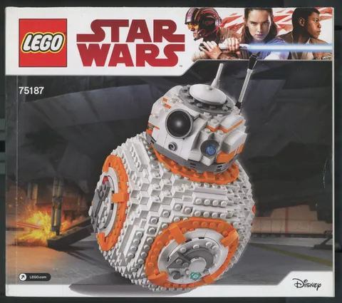 Lego Star Wars MANUAL ONLY 75187 - BB-8 Retired Disney Excellent Condition