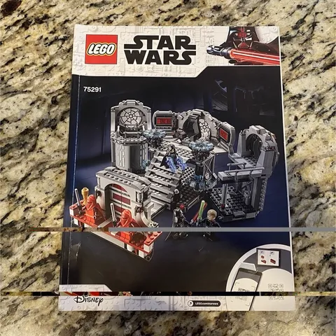 LEGO Star Wars 75291 Death Star Final Duel Instruction Manual Booklet