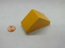 Lego Duplo GOLD TRIANGLE TOPPER Building Block Part Edging Piece
